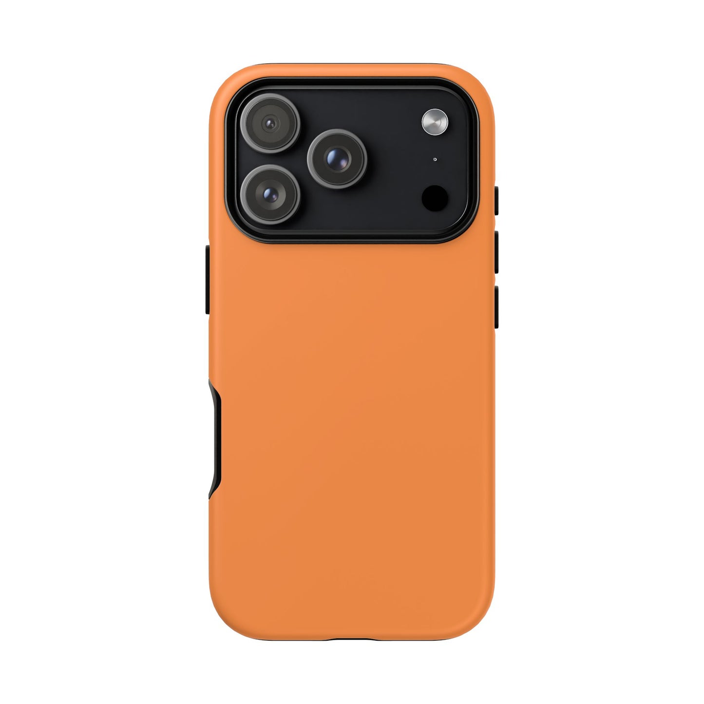 Solid Orange Minimalist Tough Phone Case