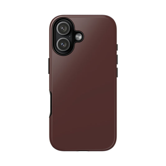 Rich Solid Rum Raisin Tough Phone Case