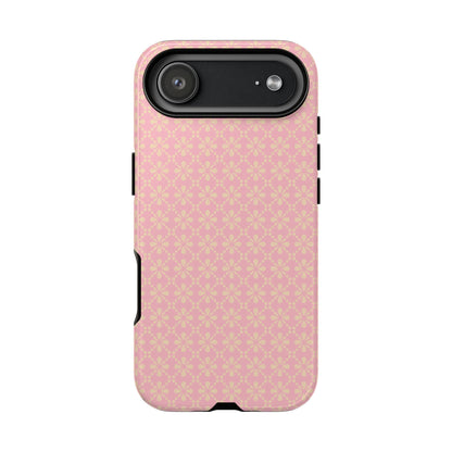 Delicate Light Pink Floral Tough Phone Case