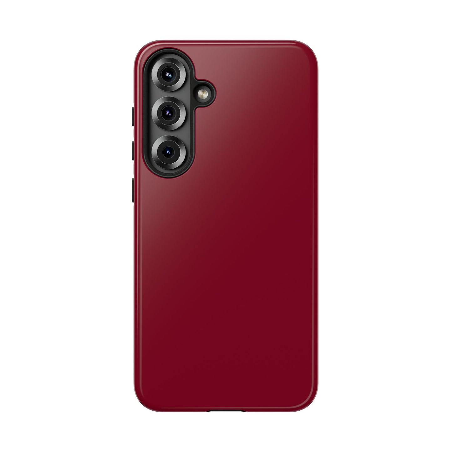 Solid Burgundy Red Tough Phone Case