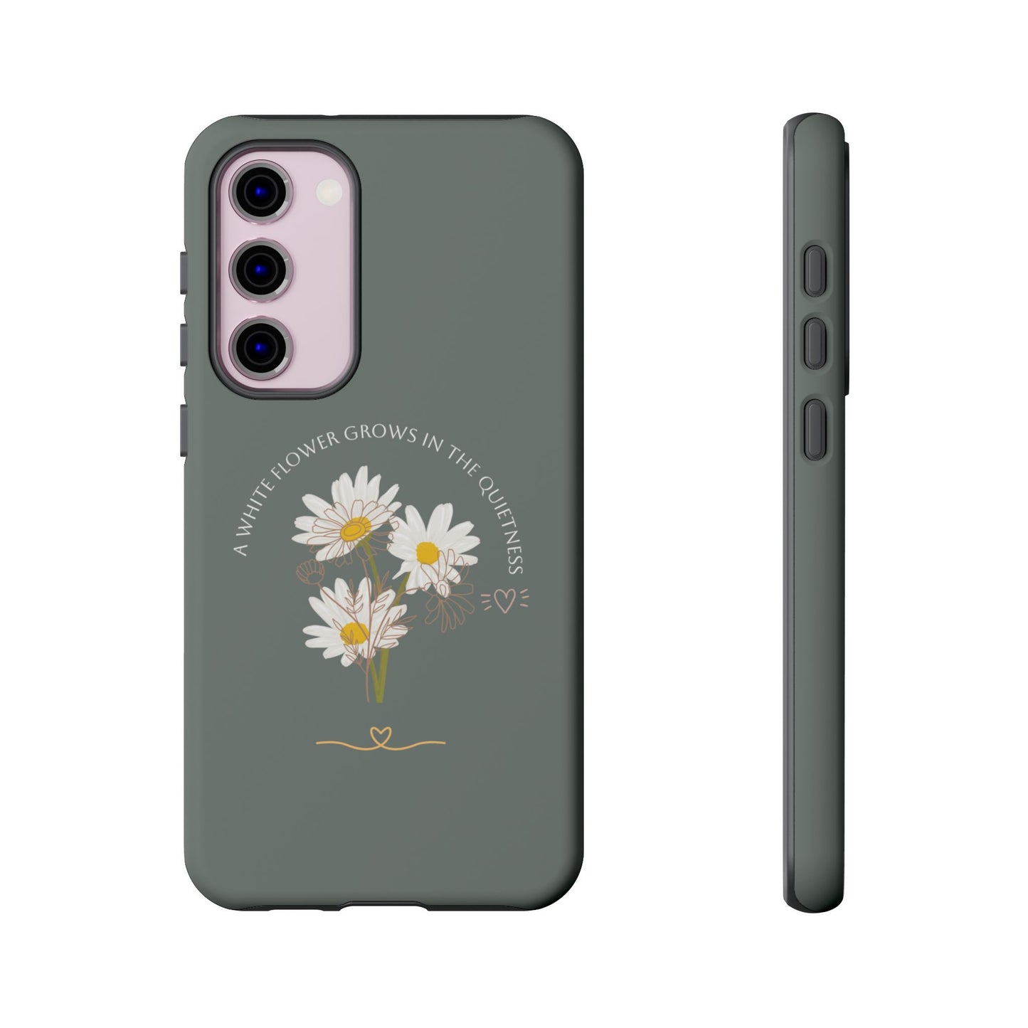 Summer Dark Green Color Daisy Floral