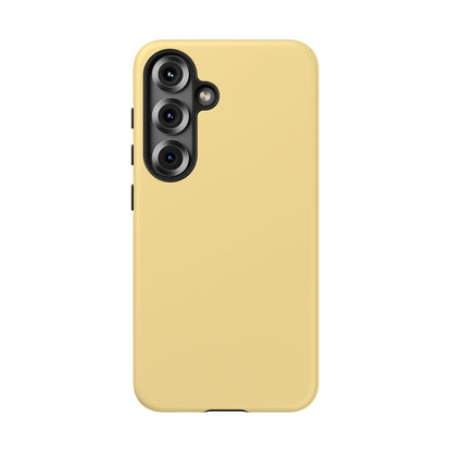 Sunny Solid Light Yellow Minimalist Tough Phone Case
