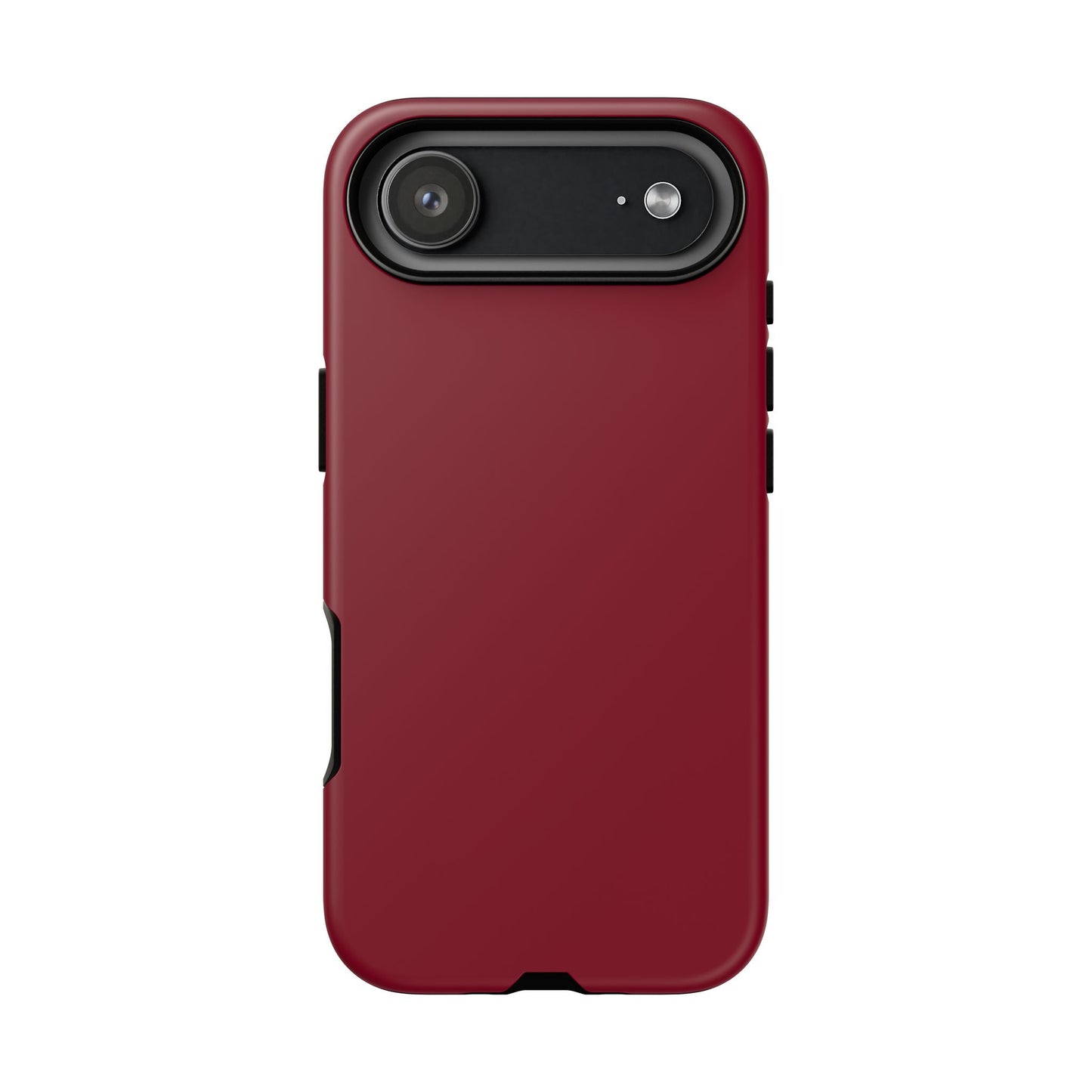 Solid Burgundy Red Tough Phone Case