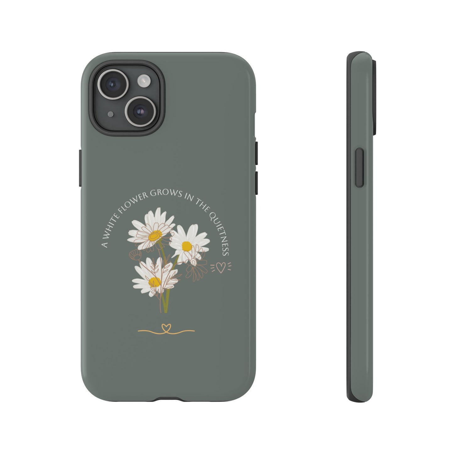 Summer Dark Green Color Daisy Floral