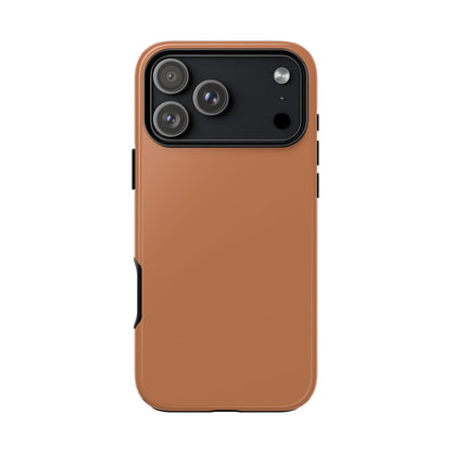 Solid Caramel Tough Phone Case