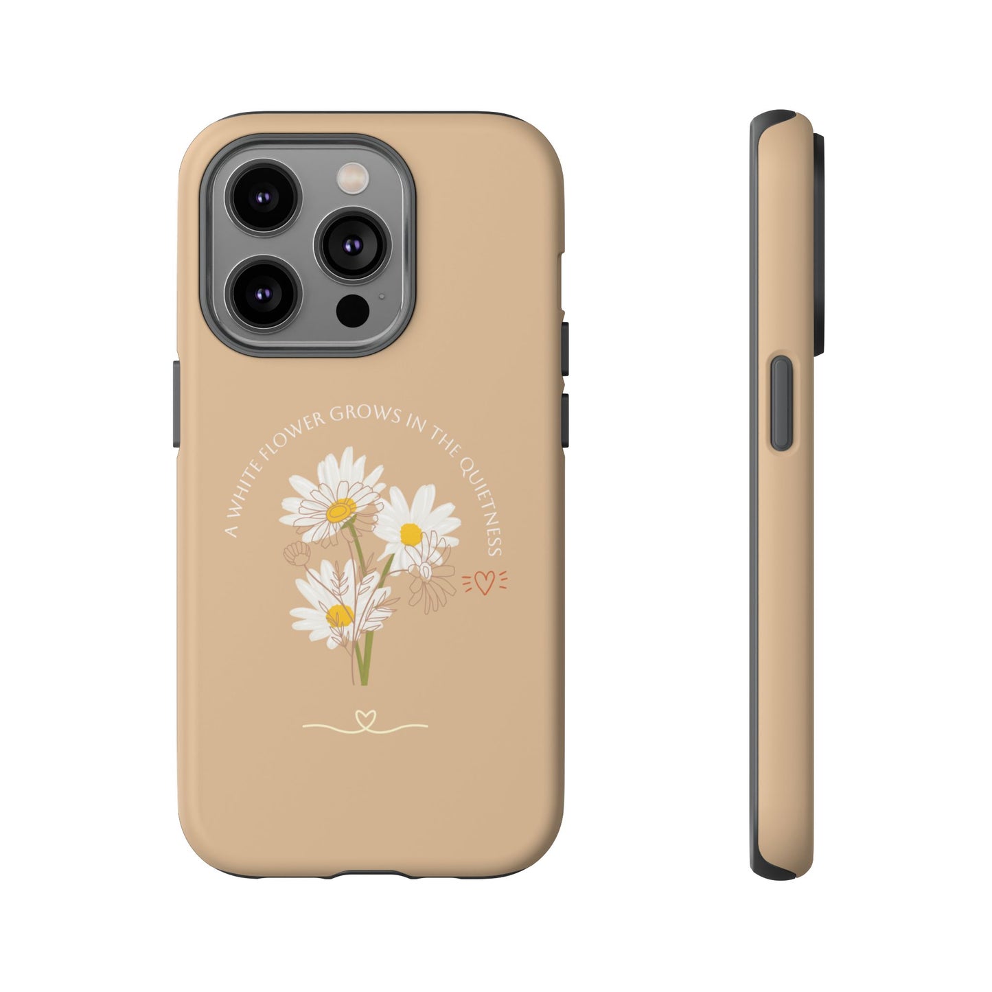 Summer Beige Color Daisy Floral
