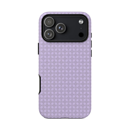 Serene Light Lavender Floral Pattern Tough Phone Case