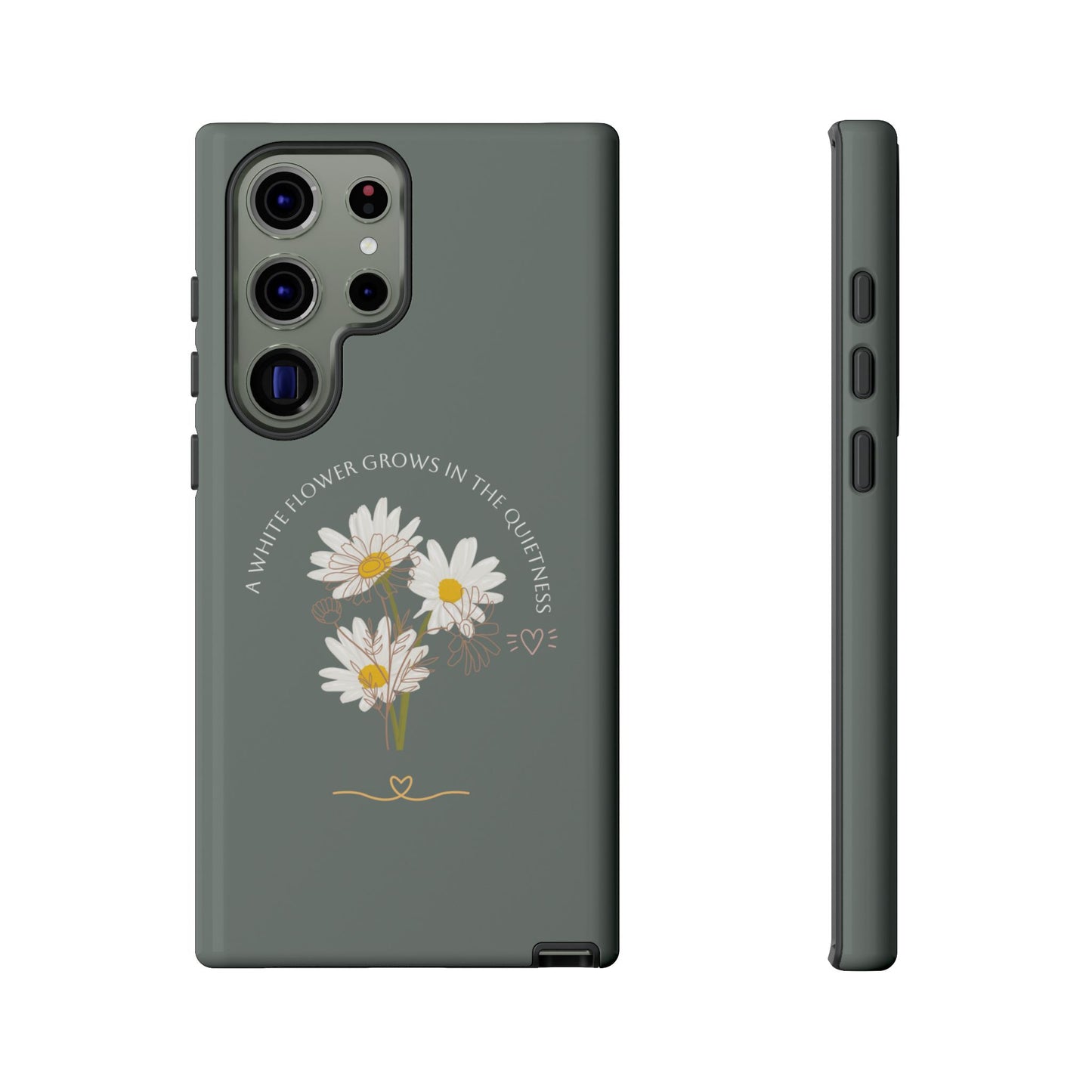 Summer Dark Green Color Daisy Floral