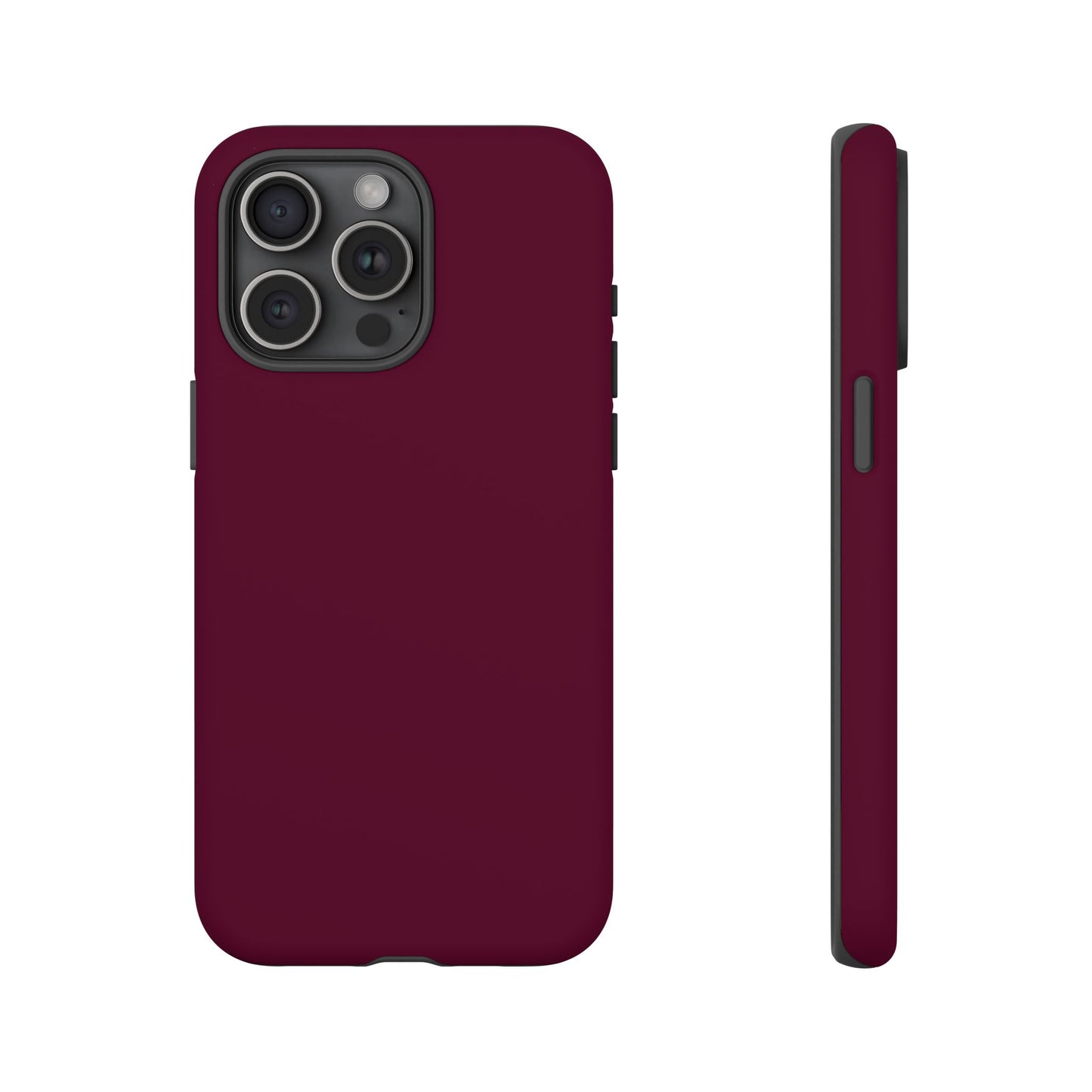 Classic Solid Bordeaux Tough Phone Case