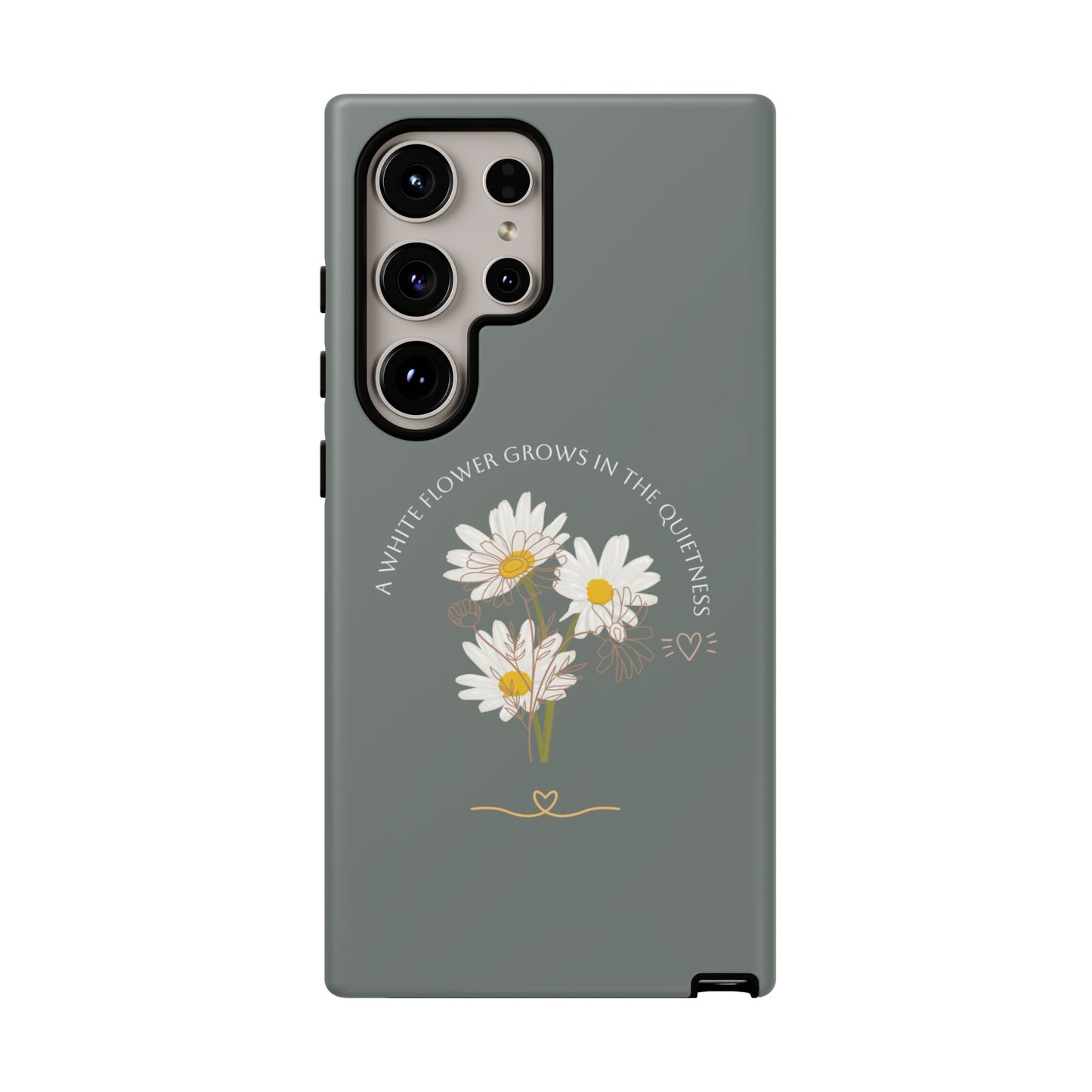 Summer Dark Green Color Daisy Floral