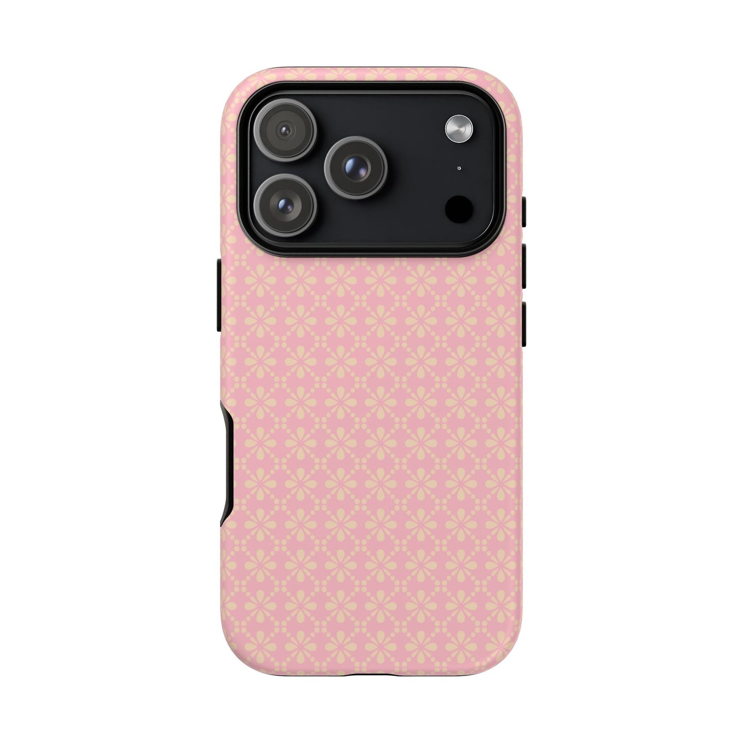 Delicate Light Pink Floral Tough Phone Case