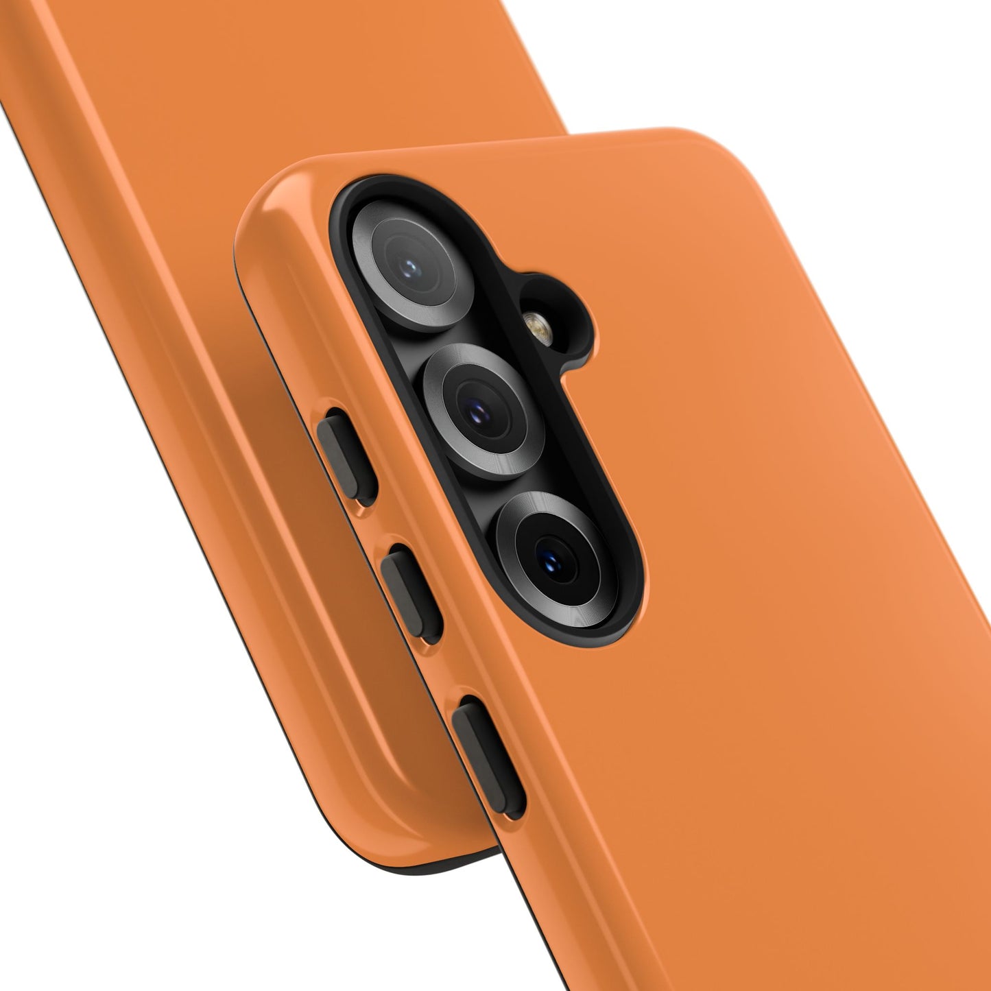 Solid Orange Minimalist Tough Phone Case
