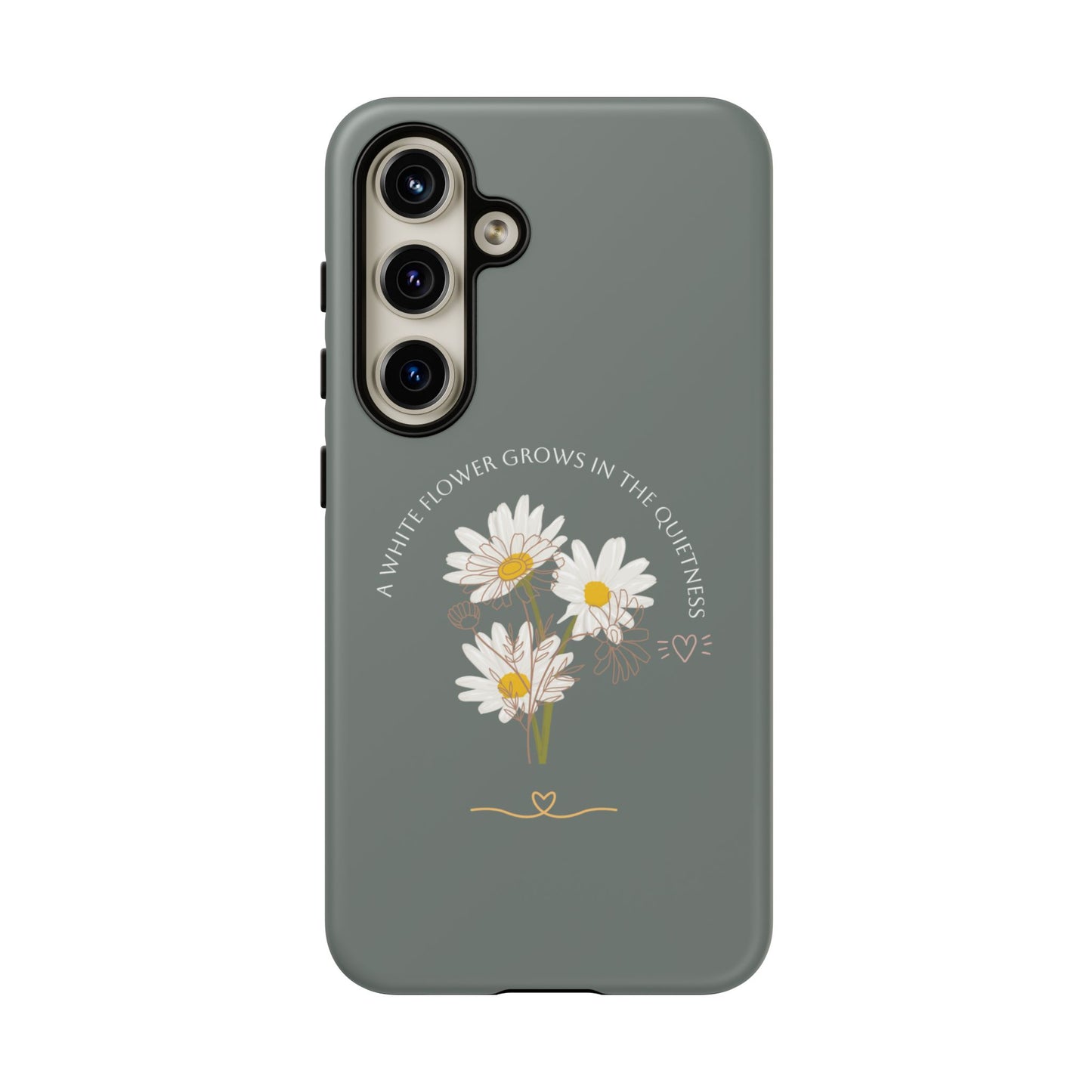 Summer Dark Green Color Daisy Floral