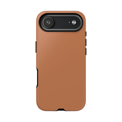 Solid Caramel Tough Phone Case