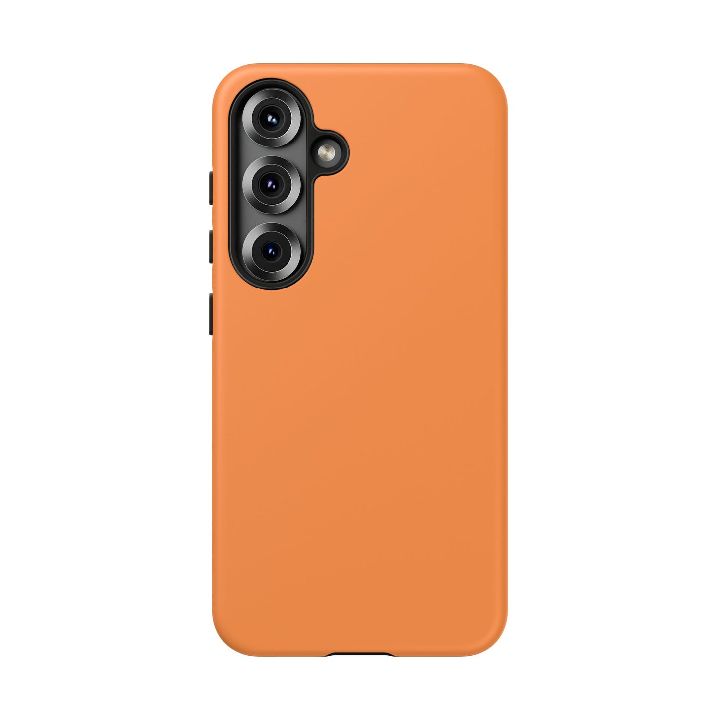 Solid Orange Minimalist Tough Phone Case