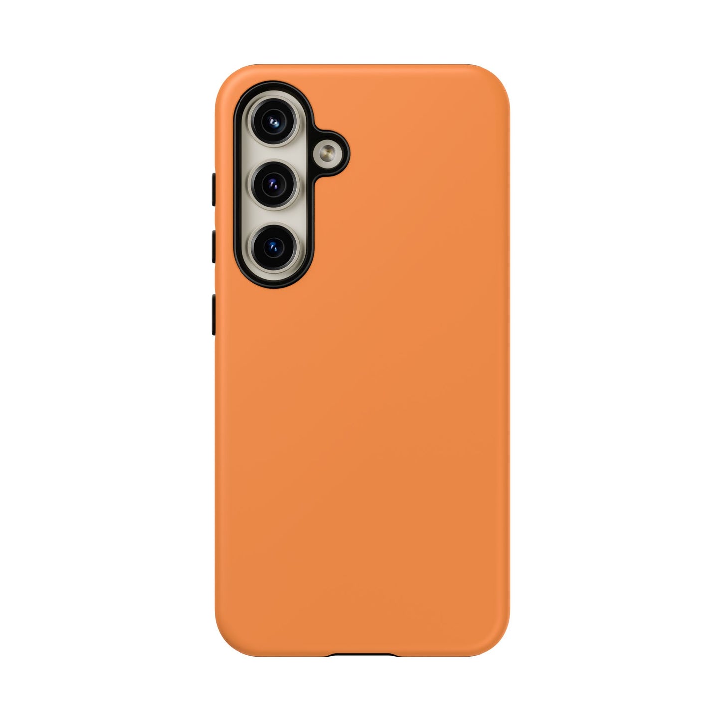 Solid Orange Minimalist Tough Phone Case