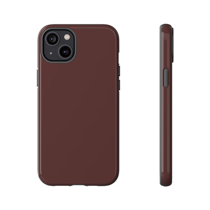 Rich Solid Rum Raisin Tough Phone Case