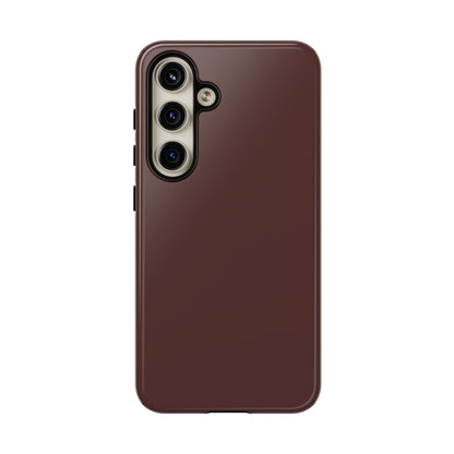 Rich Solid Rum Raisin Tough Phone Case
