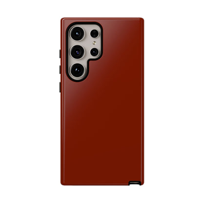 Solid Russet Tough Phone Case