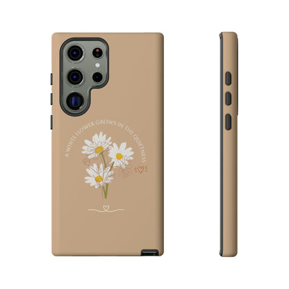 Summer Beige Color Daisy Floral
