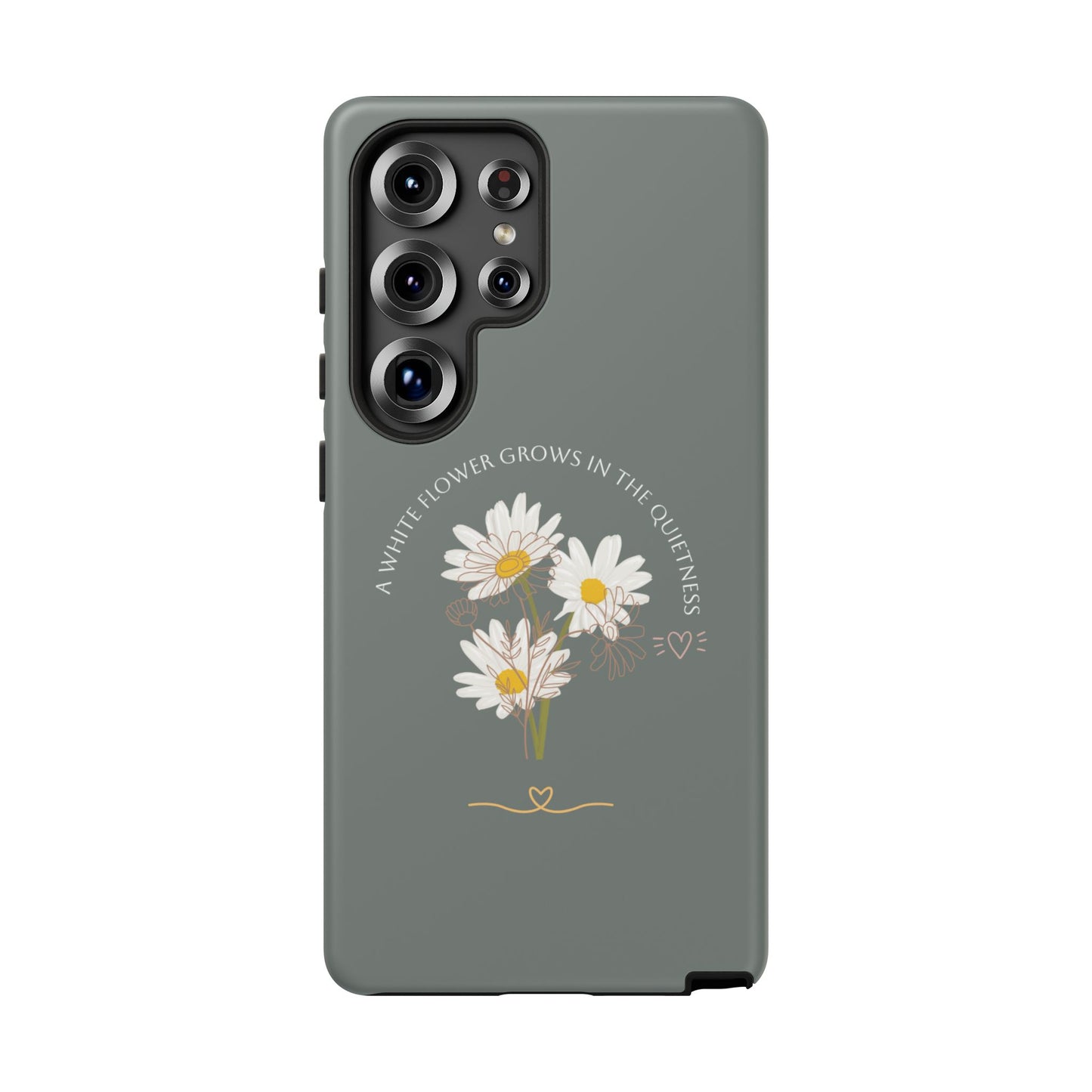 Summer Dark Green Color Daisy Floral