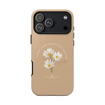 Summer Beige Color Daisy Floral