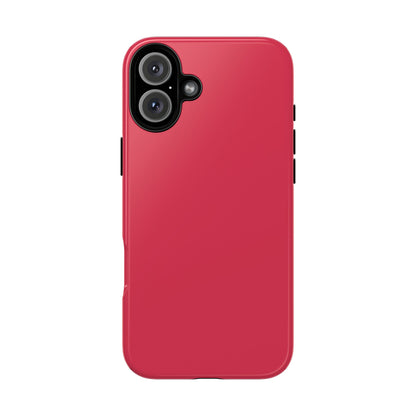 Energetic Solid Raspberry Pink Minimalist Tough Phone Case