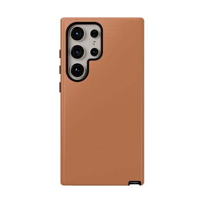 Solid Caramel Tough Phone Case