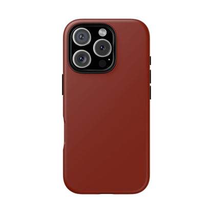 Solid Russet Tough Phone Case