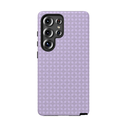 Serene Light Lavender Floral Pattern Tough Phone Case