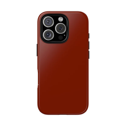 Solid Russet Tough Phone Case