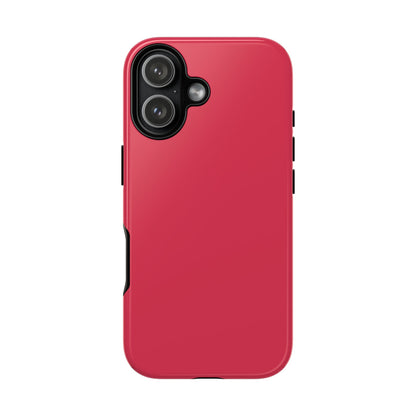 Energetic Solid Raspberry Pink Minimalist Tough Phone Case