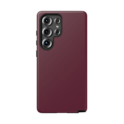 Classic Solid Bordeaux Tough Phone Case
