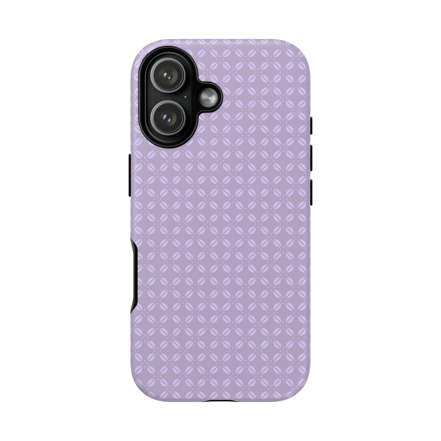 Serene Light Lavender Floral Pattern Tough Phone Case