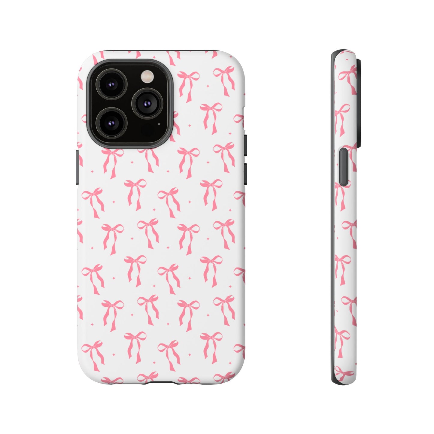 Cute Pink Ribbons Tough Phone Cases