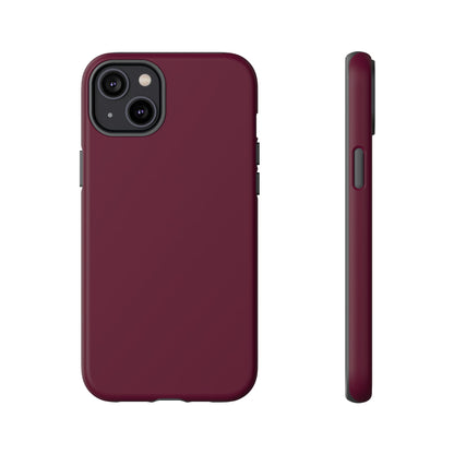 Classic Solid Bordeaux Tough Phone Case
