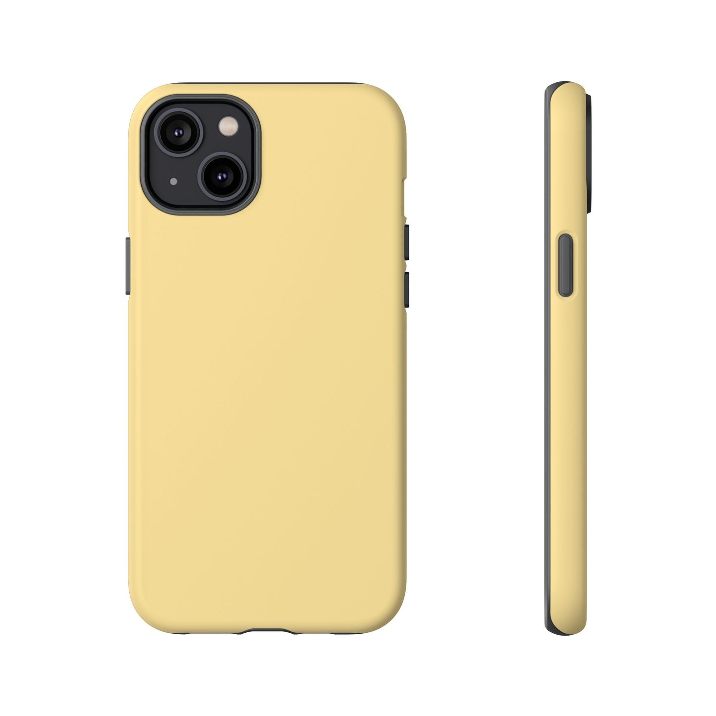 Sunny Solid Light Yellow Minimalist Tough Phone Case