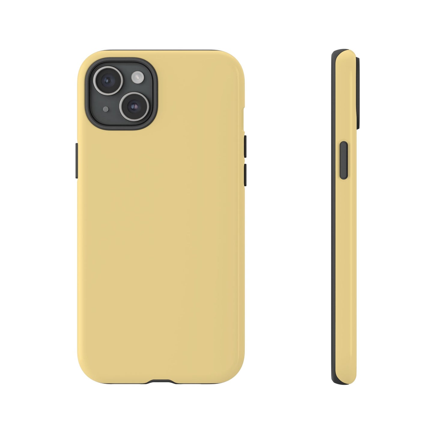 Sunny Solid Light Yellow Minimalist Tough Phone Case