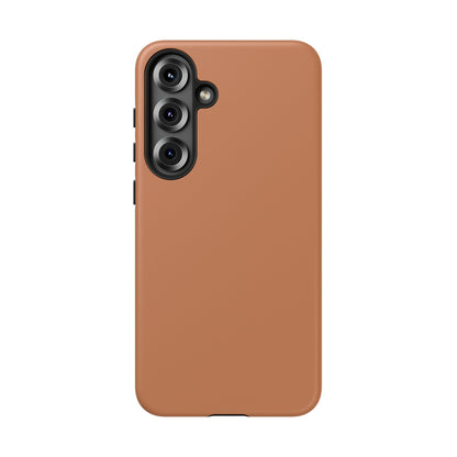 Solid Caramel Tough Phone Case