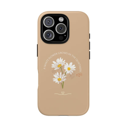 Summer Beige Color Daisy Floral