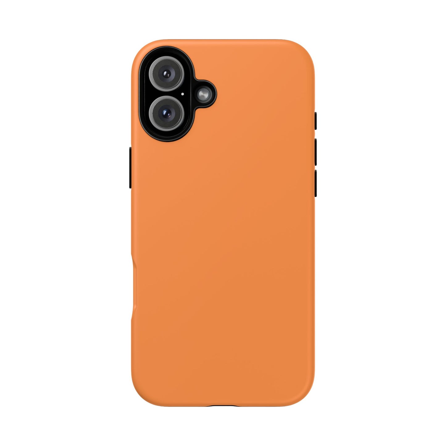 Solid Orange Minimalist Tough Phone Case