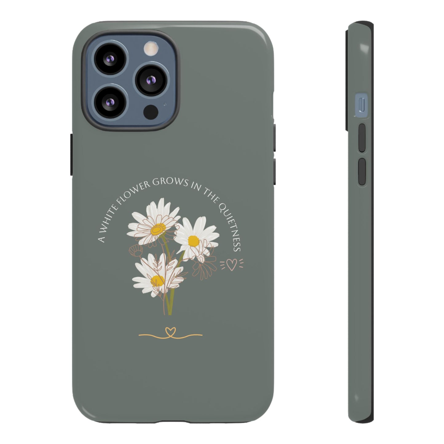 Summer Dark Green Color Daisy Floral