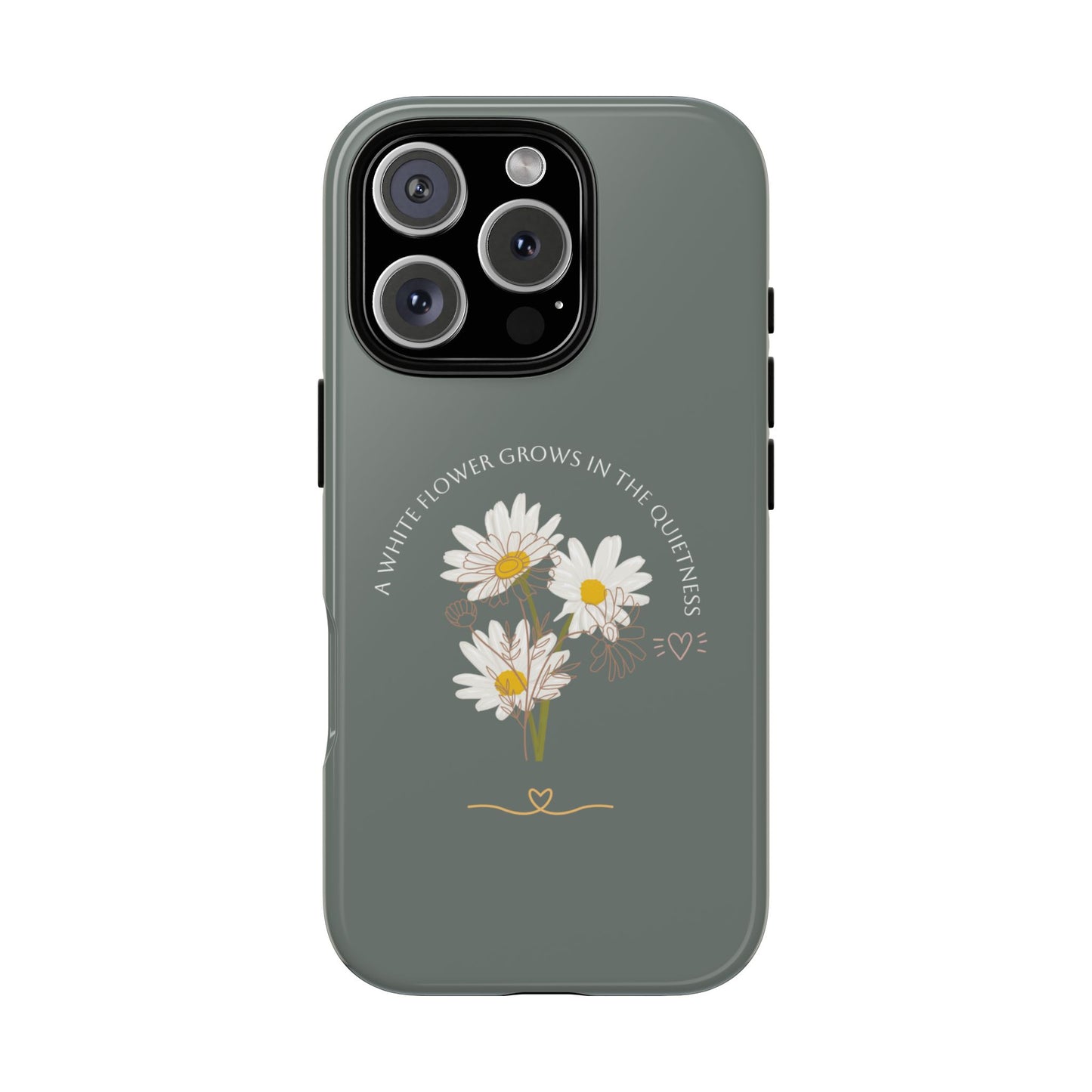 Summer Dark Green Color Daisy Floral