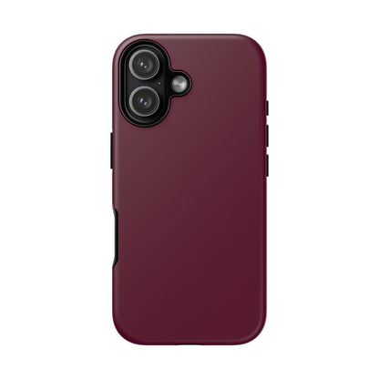 Classic Solid Bordeaux Tough Phone Case