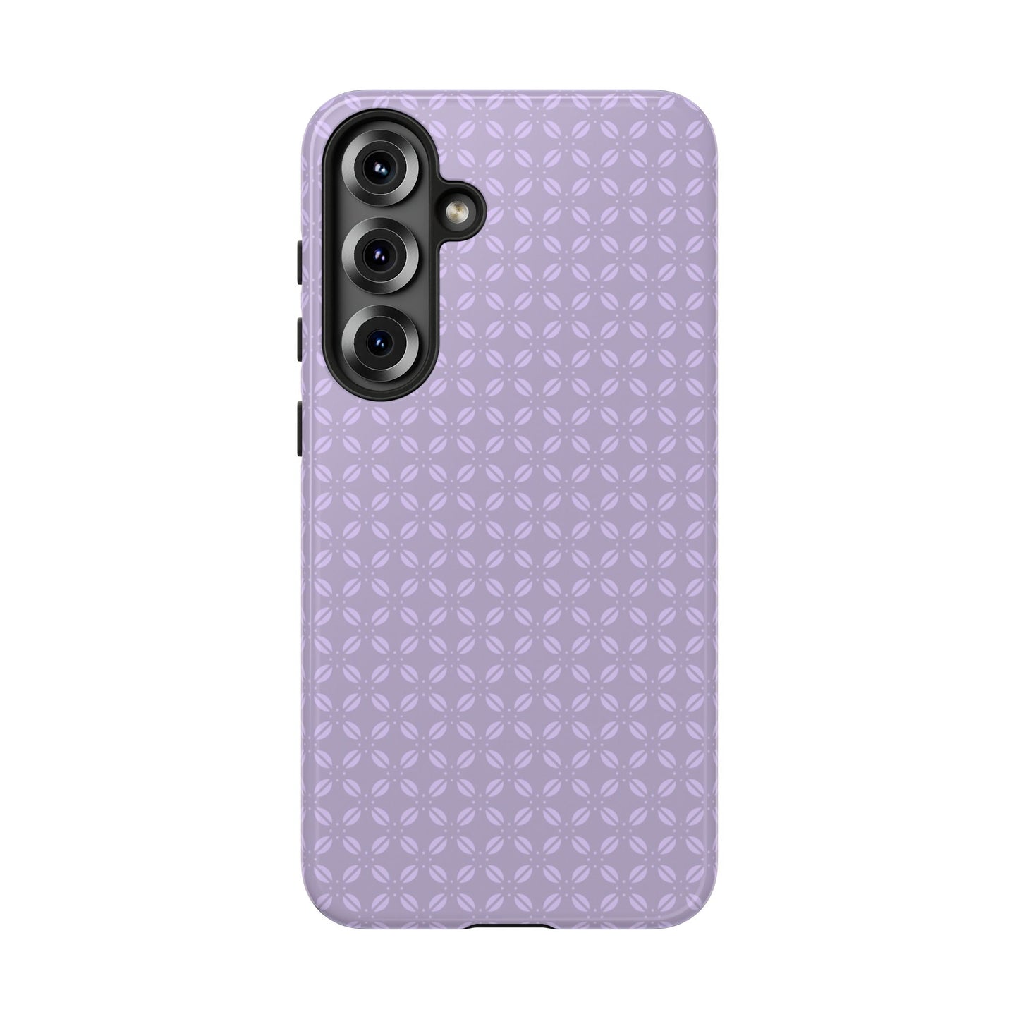 Serene Light Lavender Floral Pattern Tough Phone Case