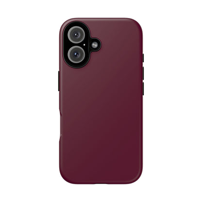 Classic Solid Bordeaux Tough Phone Case