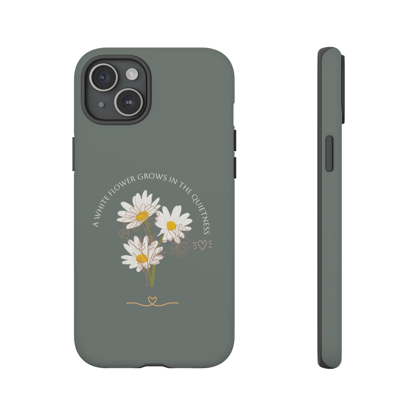 Summer Dark Green Color Daisy Floral