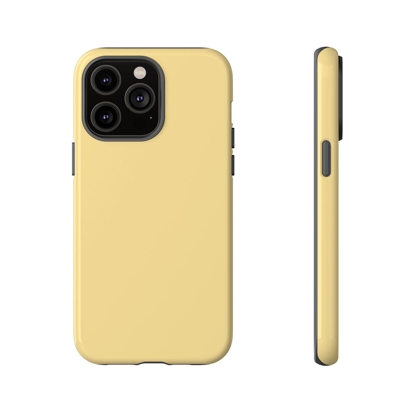 Sunny Solid Light Yellow Minimalist Tough Phone Case