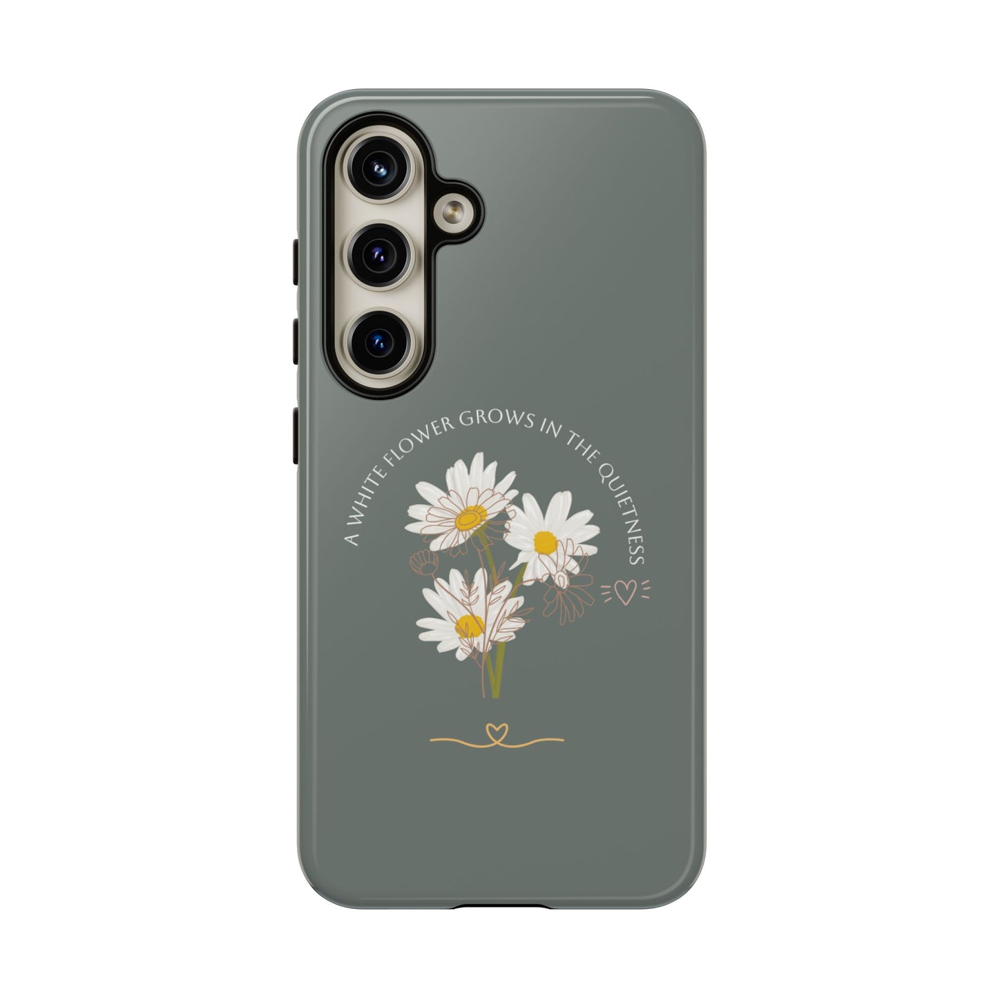 Summer Dark Green Color Daisy Floral
