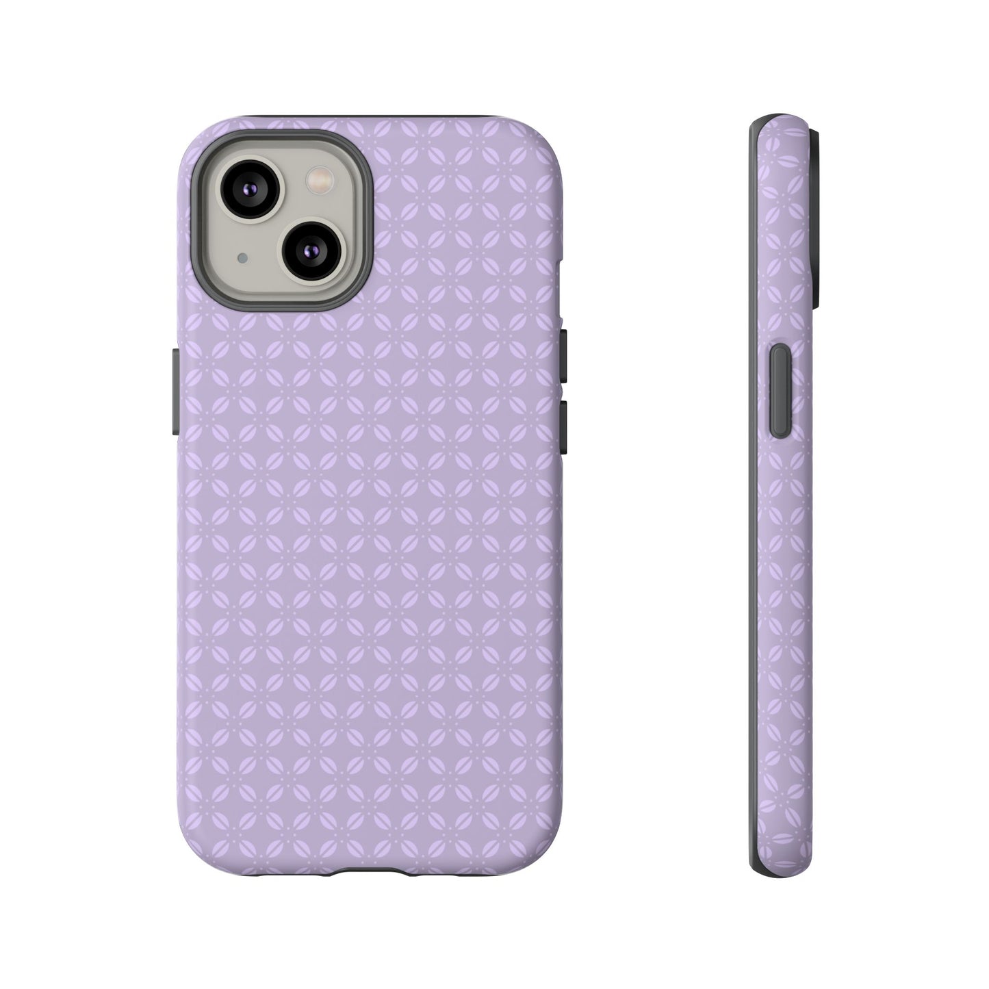 Serene Light Lavender Floral Pattern Tough Phone Case